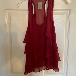 Hesperus ruffled racer back tank